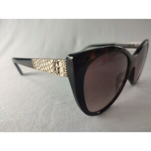 Guess Sunglasses Women GF6069 Dark Tortoise Silver Butterfly Crystals 57-18-145